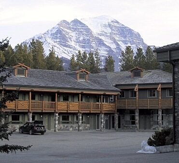 Original Bldg with Mt Temple Low